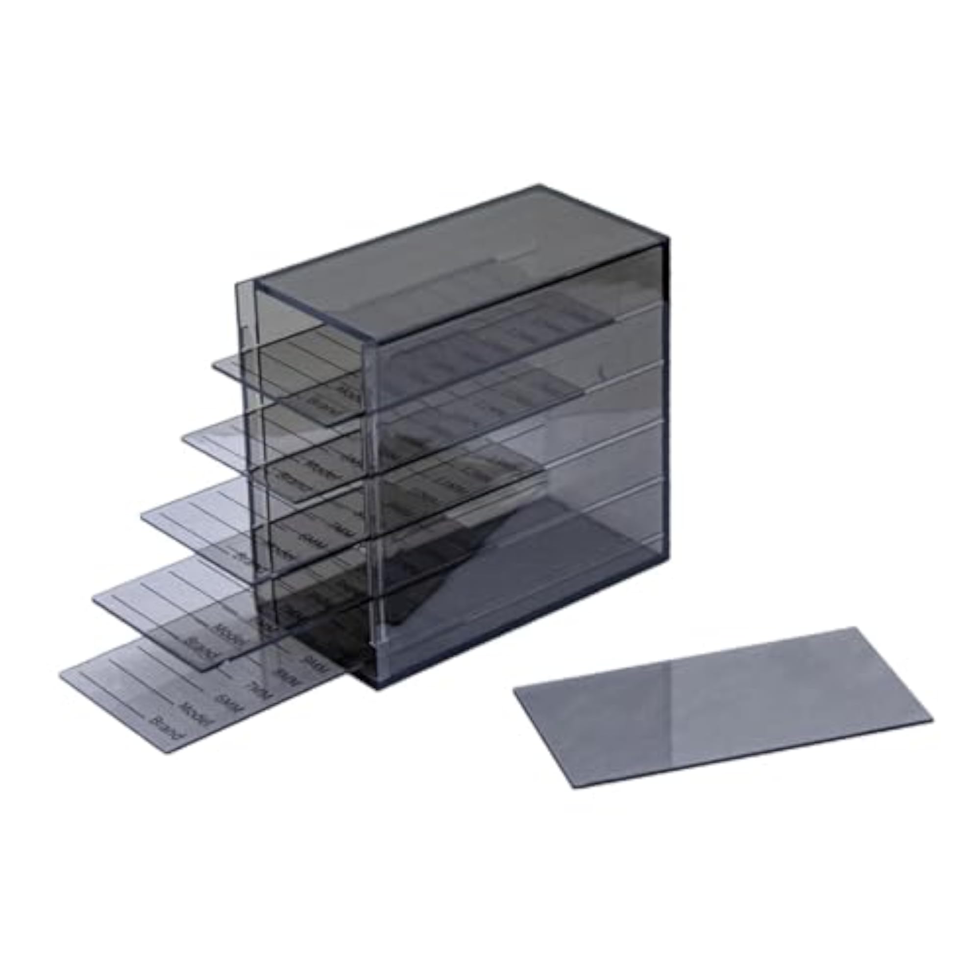 Eyelash Storage Box Practical Clear Eyelash Grafting Tool, Black